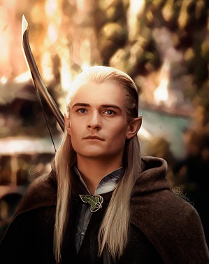 he's an elf. They rule all in LotR.